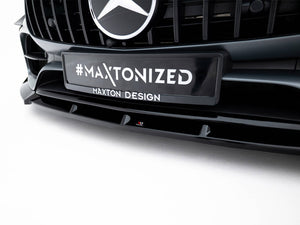 Maxton Design Mercedes-AMG GT C C190 facelift full body kit with front splitter, side skirts, and rear diffuser for enhanced styling.