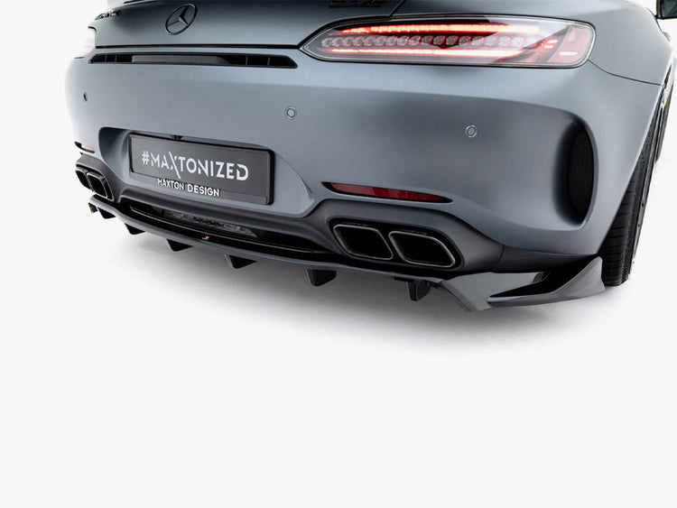 Maxton Design Mercedes-AMG GT C C190 facelift full body kit, including front and rear bumper, side skirts, and styling components