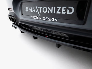 Maxton Design Mercedes-AMG GT C C190 facelift full body kit with front splitter, side skirts, and rear diffuser for enhanced styling.
