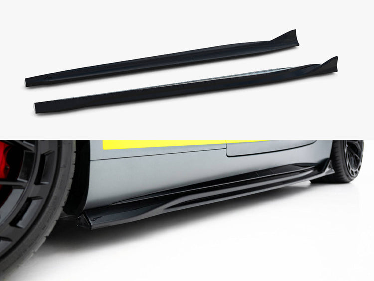 Maxton Design Mercedes-AMG GT C C190 facelift full body kit, including front bumper, side skirts, and rear diffuser, for enhanced styling.