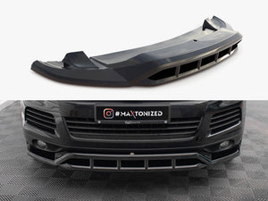Maxton Design Volkswagen Touareg Mk2 full body kit showing front bumper, side skirts, and rear diffuser in black finish.