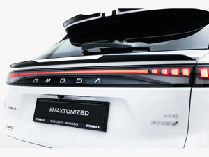 Maxton Design Omoda 9 Mk1 full body kit with front bumper, side skirts, and rear diffuser for Omoda 9 Mk1 vehicle.