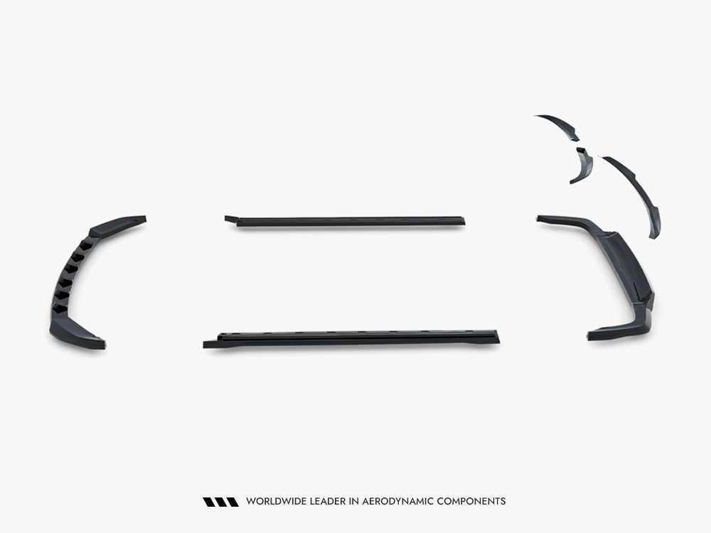 Maxton Design full body kit for Omoda 9 Mk1, showcasing sleek styling components on a dark vehicle.