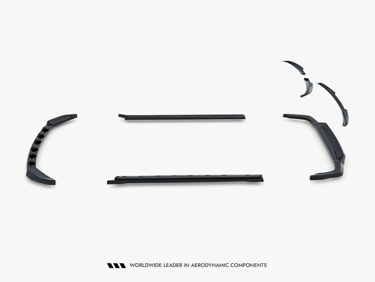 Maxton Design full body kit for Omoda 9 Mk1, showcasing sleek styling components on a dark vehicle.