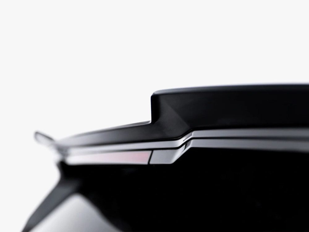 Maxton Design BMW X3 M50 G45 spoiler in black, body styling accessory with aerodynamic design, for enhanced vehicle appearance.