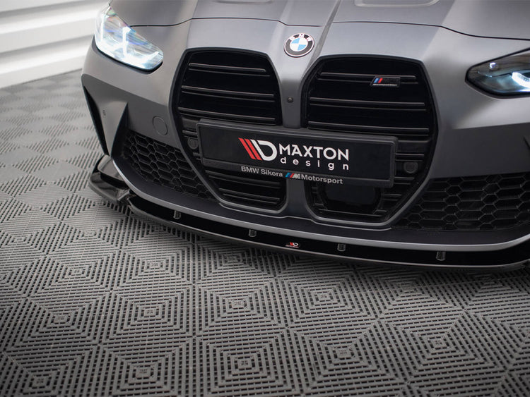 Maxton Design BMW M3 G80 full body kit with front bumper, side skirts, and rear diffuser for enhanced sporty styling.