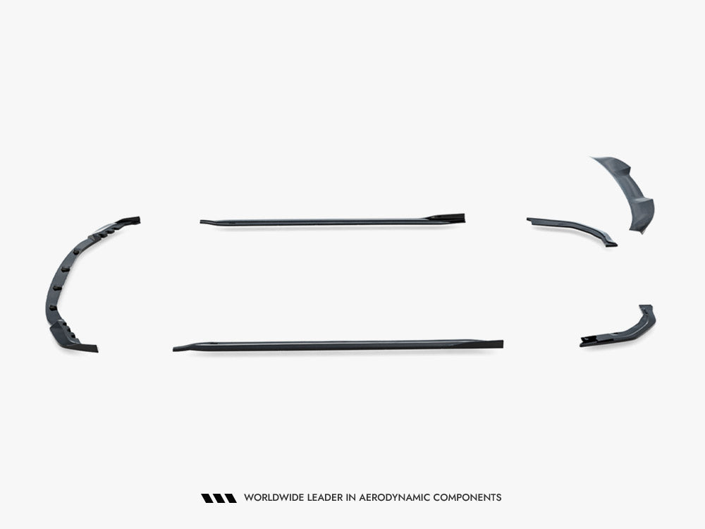 Full body kit for BMW M3 G80 by MAXTON® DESIGN, including front and rear bumper, side skirts, and styling components.