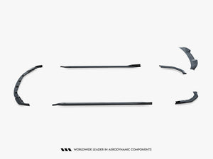 Full body kit for BMW M3 G80 by MAXTON® DESIGN, including front and rear bumper, side skirts, and styling components.