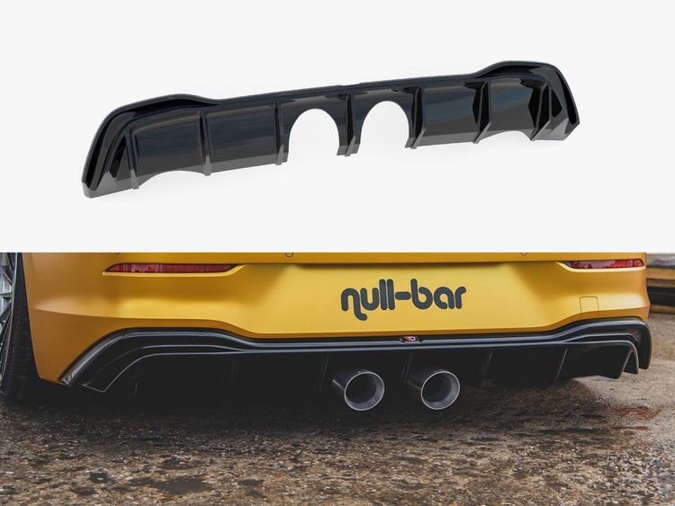 Maxton Design VW Golf Mk8 rear valance with R32 look, body and styling accessory for 2020 and newer models.