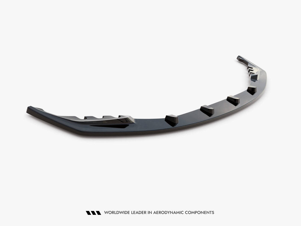 Maxton Design BMW M4 G82 front splitter V.1 for body styling, featuring a sleek aerodynamic design and high-quality finish.
