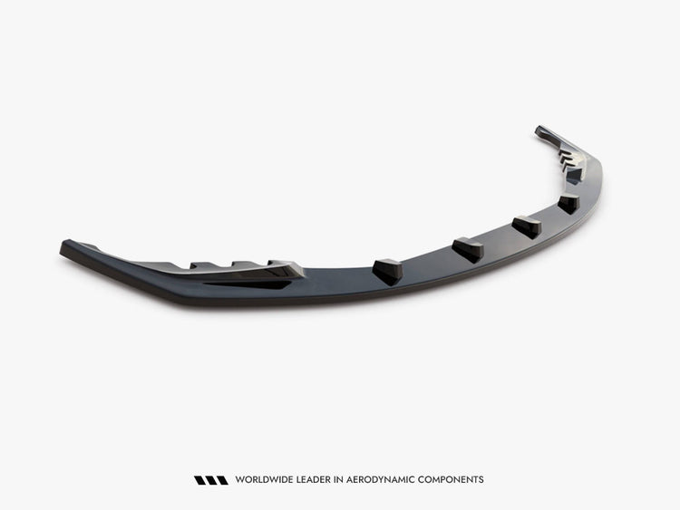 Maxton Design BMW M4 G82 front splitter V.1 for body styling, featuring a sleek aerodynamic design and high-quality finish.
