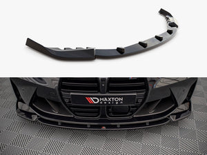 Maxton Design V.3 front splitter for BMW M4 G82 and G82 facelift, enhancing car's sporty body styling.