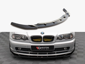 Maxton Design BMW E46 3 Series Coupe full body kit with front bumper, side skirts, and rear diffuser in black finish.