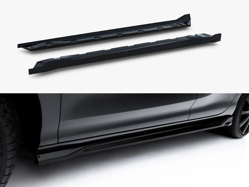 Maxton Design MG 3 Mk1 side skirt diffusers for body and styling, featuring aerodynamic design on a car model.