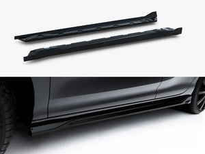 Maxton Design MG 3 Mk1 side skirt diffusers for body and styling, featuring aerodynamic design on a car model.