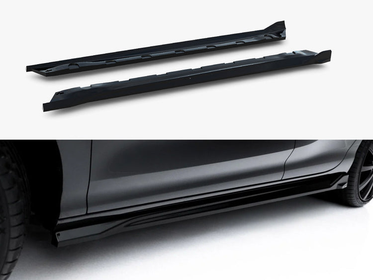Maxton Design MG 3 Mk1 side skirt diffusers for body and styling, featuring aerodynamic design on a car model.
