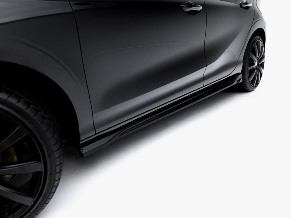 Maxton Design MG 3 Mk1 side skirt diffusers for body styling, featuring sleek aerodynamic design in black with textured finish.