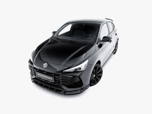 Maxton Design Front Splitter V.2 MG 3 Mk1 body and styling part, black aerodynamic splitter for car front bumper.