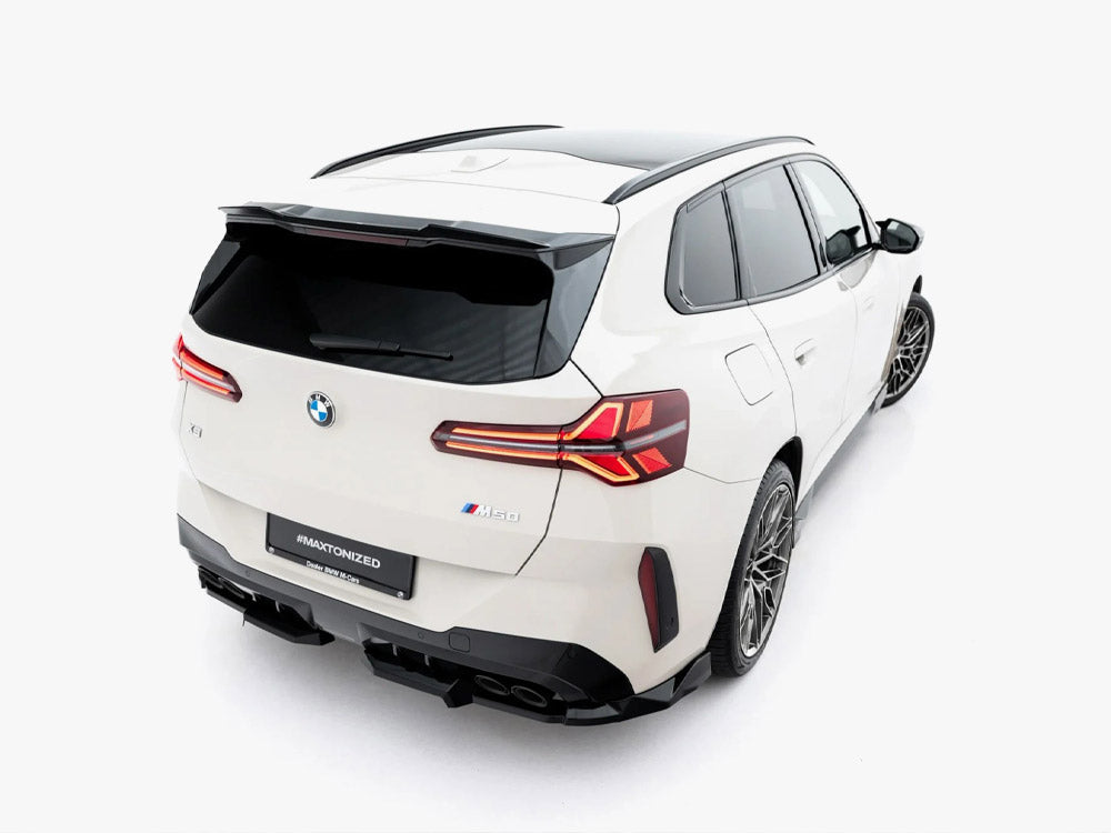 Full body kit for BMW X3 M50 G45 by MAXTON® DESIGN, showing front and side view with aerodynamic parts and styling details.