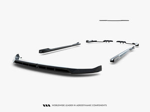 Maxton Design BMW X3 M50 G45 full body kit, including front and rear bumper, side skirts, and diffuser, in a sleek design.