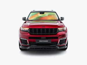 Maxton Design full body kit for Jeep Grand Cherokee L Mk5, including front and rear bumper enhancements and side skirts.