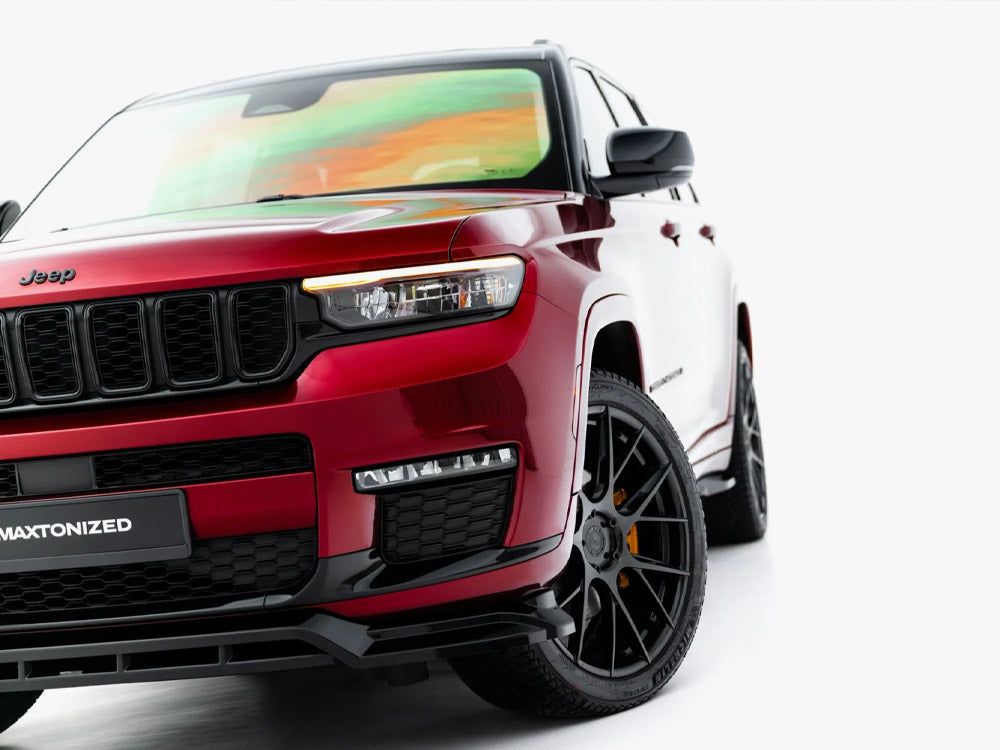 Maxton Design full body kit for Jeep Grand Cherokee L Mk5, featuring sleek exterior modifications and aerodynamic enhancements.