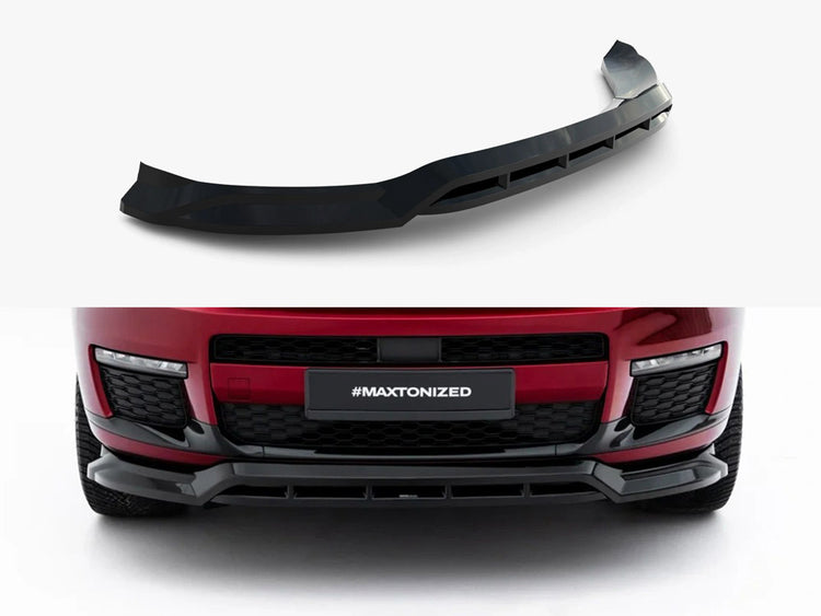 Maxton Design full body kit for Jeep Grand Cherokee L Mk5, featuring aerodynamic side skirts, front and rear bumper enhancements.
