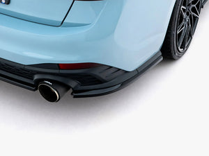 Maxton Design rear side splitters for Volkswagen Jetta GLI Mk7 Facelift, body and styling accessories in black finish.