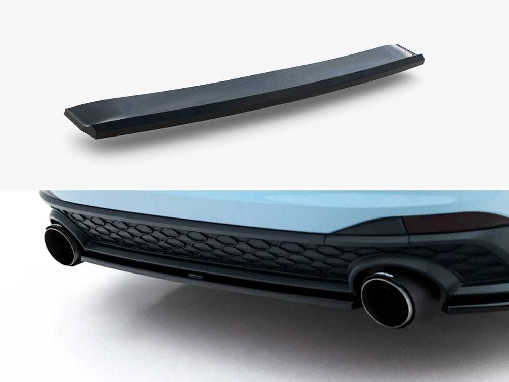 Maxton Design rear splitter for Volkswagen Jetta GLI Mk7 Facelift, body and styling accessory, black aerodynamic car part