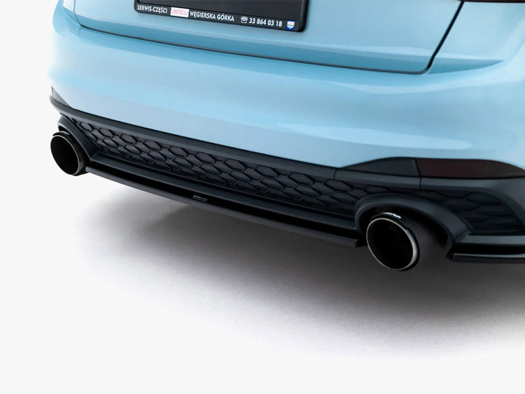 Maxton Design rear splitter for Volkswagen Jetta GLI Mk7 Facelift, made of durable body and styling material, enhances sporty look.