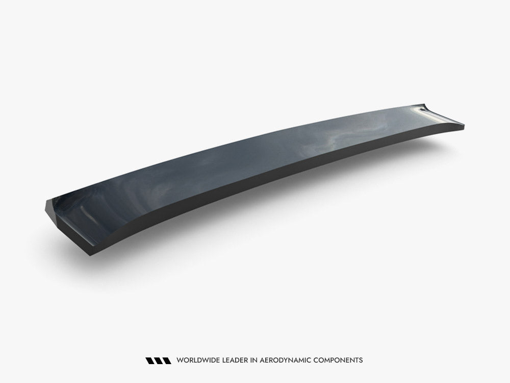Maxton Design rear splitter for Volkswagen Jetta GLI Mk7 Facelift, body and styling accessory, black plastic with mounting points visible.