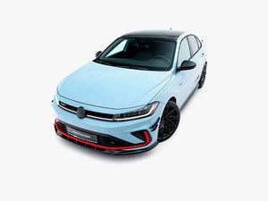 Maxton Design full body kit for Volkswagen Jetta GLI Mk7 Facelift, featuring front bumper, side skirts, and rear diffuser.
