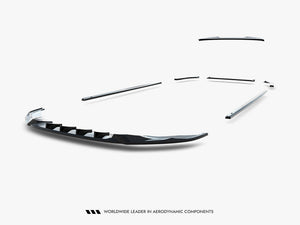 Maxton Design full body kit for Volkswagen Jetta GLI Mk7 Facelift, featuring front and rear bumper accents and side skirts.