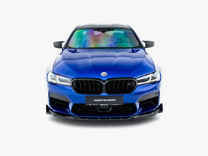 Maxton Design front splitter V.4 for BMW M5 F90 facelift, made of high-quality body and styling components.