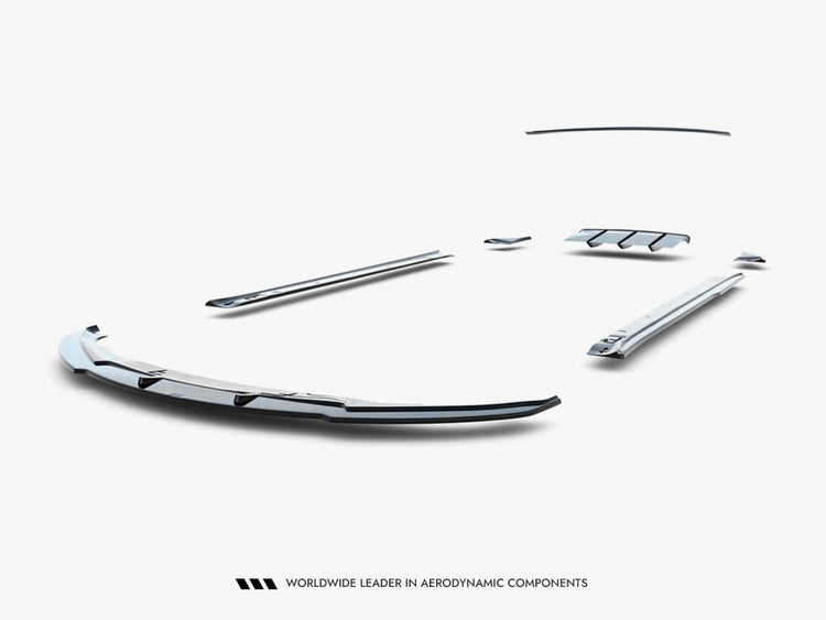 Maxton Design full body kit set for Tesla Model S Mk1, includes front and rear bumper, side skirts, and aerodynamic enhancements.