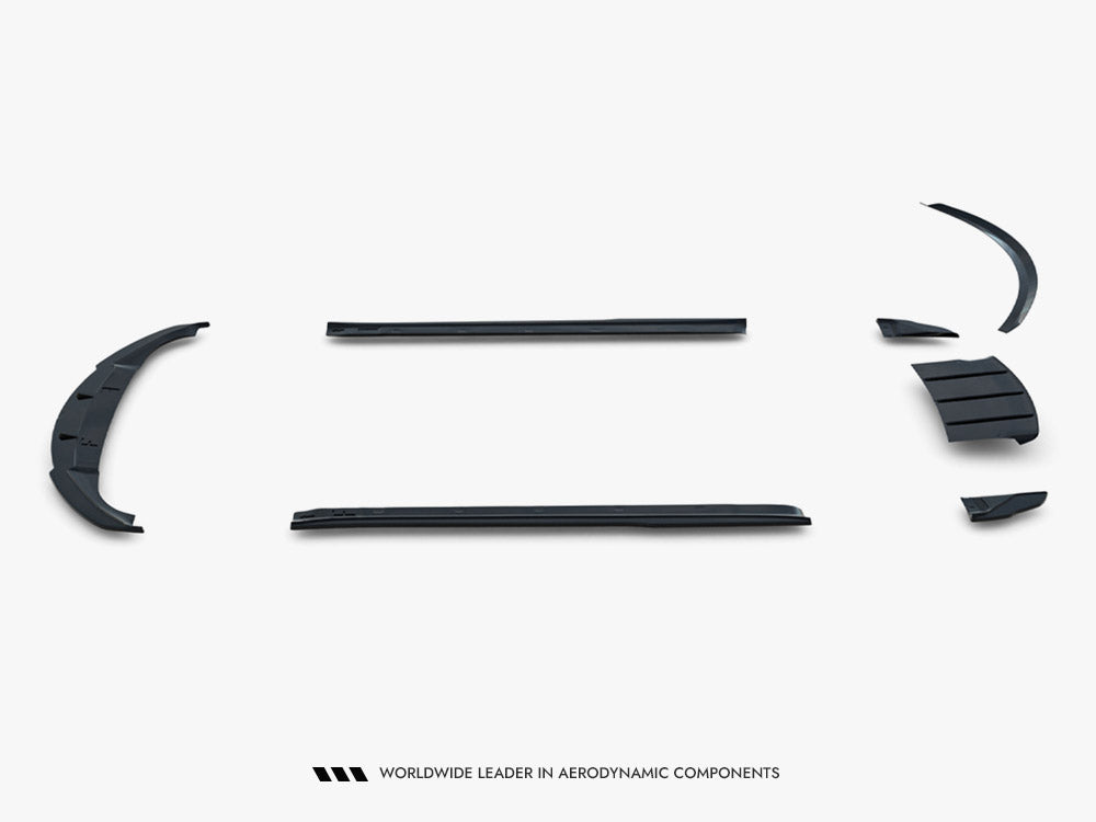 Maxton Design full body kit set for Tesla Model S Mk1, including front and rear bumper components and side skirts.