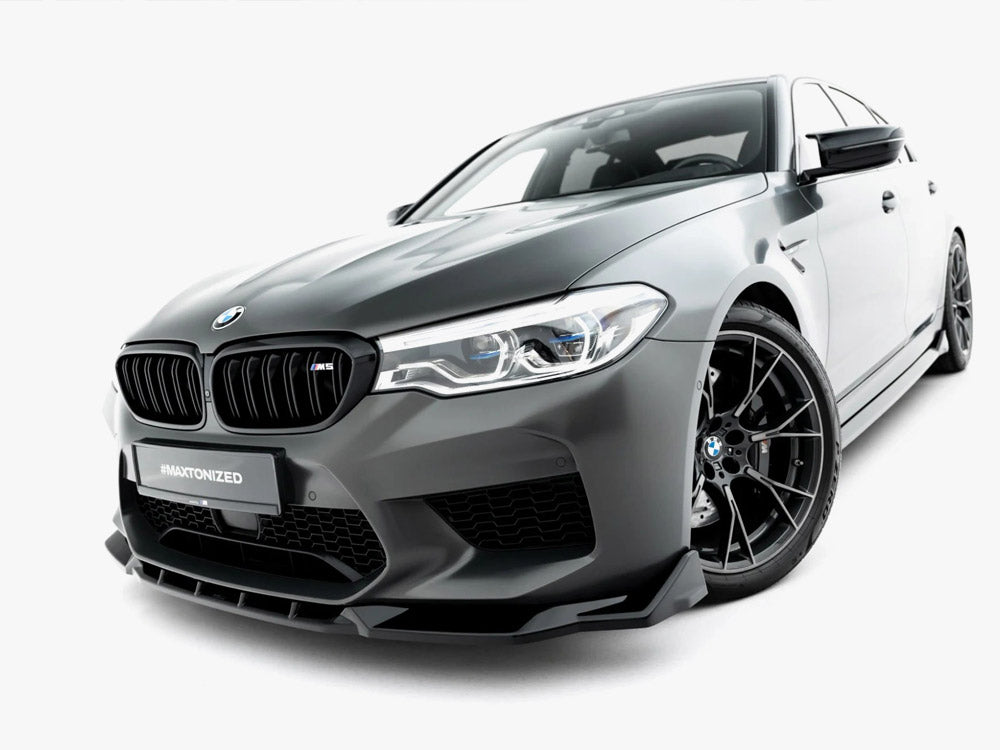 Maxton Design BMW M5 F90 full body kit set, including front and rear bumpers and side skirts, in high-quality automotive styling.