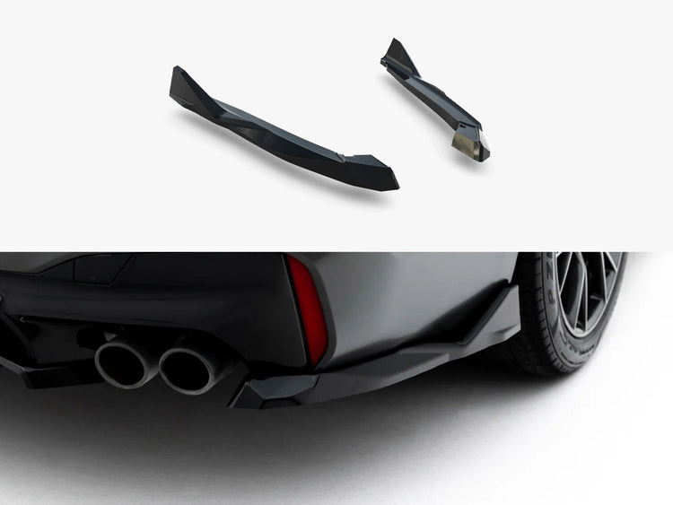 Maxton Design BMW M5 F90 full body kit set, including front and rear bumpers and side skirts, in black finish.