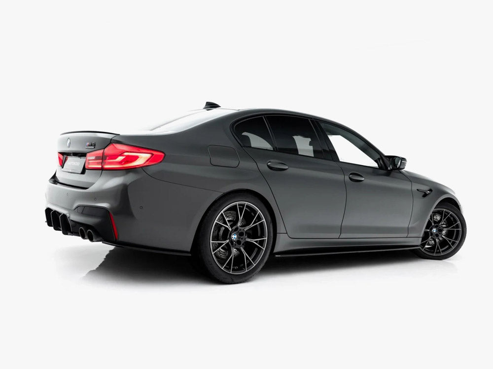 Maxton Design BMW M5 F90 full body kit set, including front and rear bumper, side skirts, and aerodynamic body enhancements.