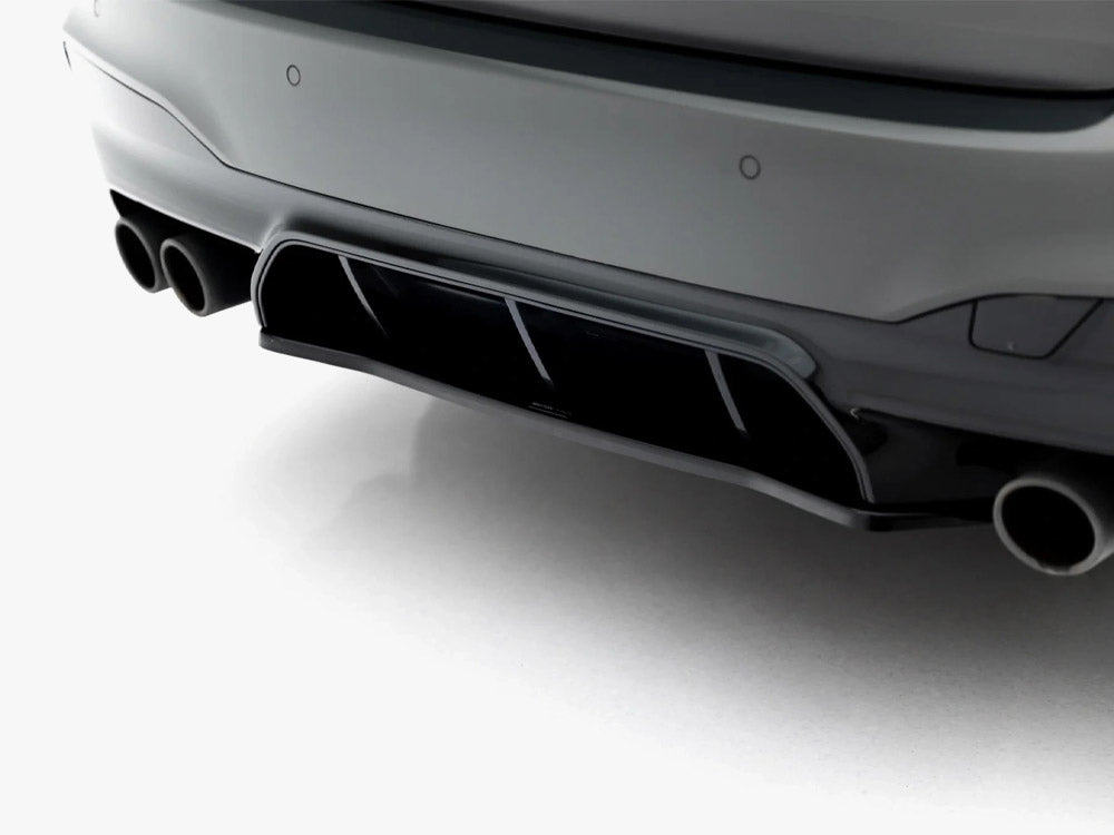 Maxton Design BMW M5 F90 full body kit set, including front bumper, side skirts, and rear diffuser, designed for sporty enhancement.