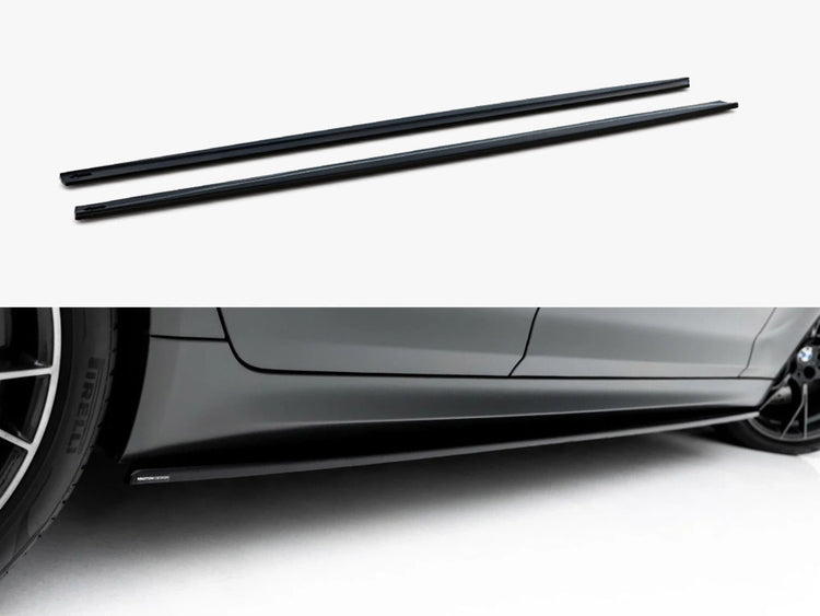 BMW M5 F90 full body kit set by MAXTON® DESIGN, featuring aerodynamic front and rear bumpers, side skirts, and styling components.