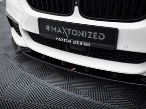 Maxton Design BMW G30 G31 5 Series V.4 front splitter for body and styling enhancement, made by MAXTON® DESIGN.