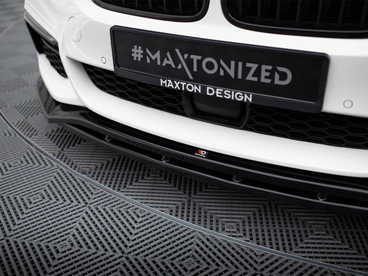 Maxton Design BMW 5 Series G30 M-Pack full body kit with front splitter and side skirts for sporty styling.
