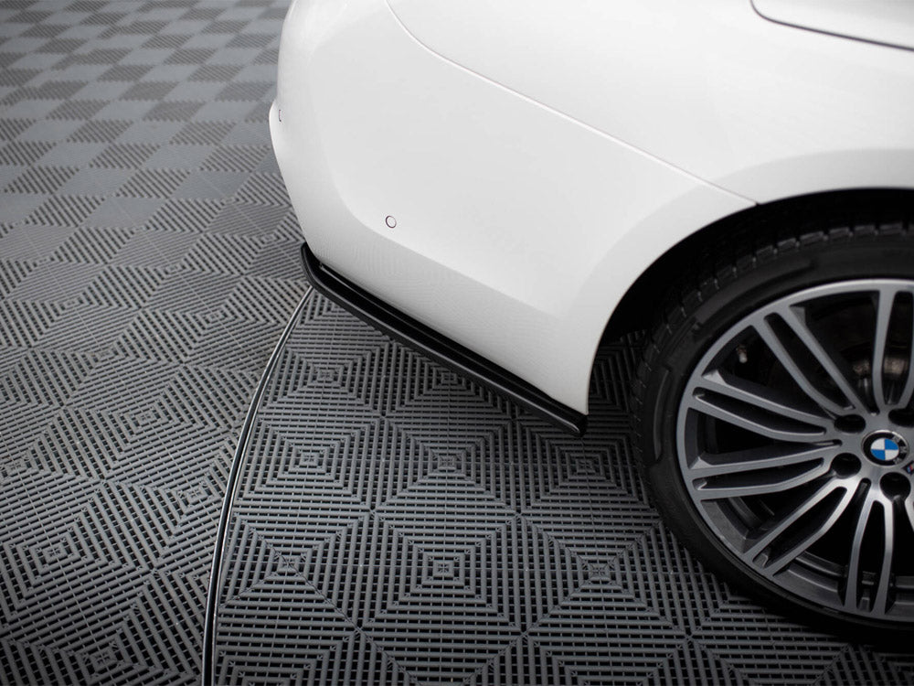 Maxton Design BMW 5 Series G30 M-Pack full body kit with sporty front and rear bumpers, side skirts, in black finish.