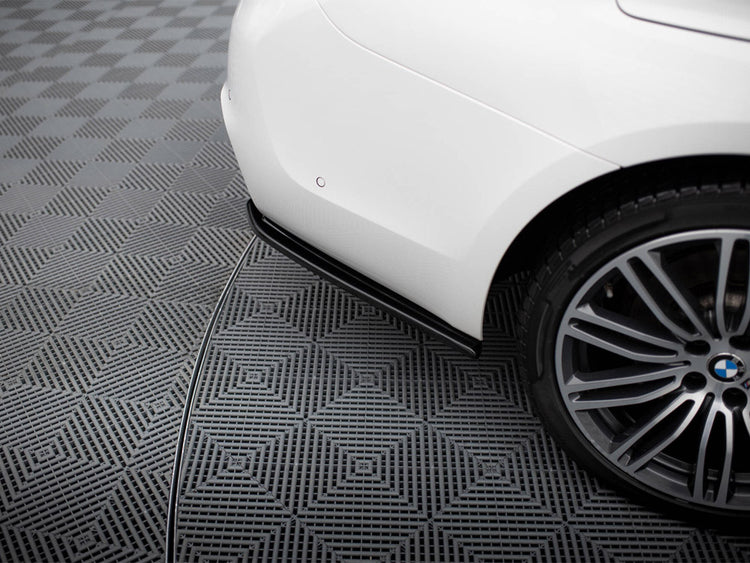 Maxton Design BMW 5 Series G30 M-Pack full body kit with sporty front and rear bumpers, side skirts, in black finish.