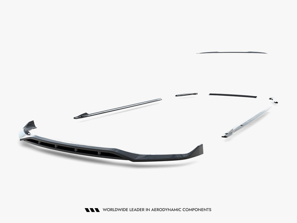 Maxton Design BMW 5 Series G30 M-Pack full body kit including front and rear bumper modifications, side skirts, and styling components.