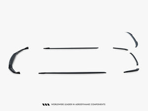 Maxton Design BMW 5 Series G30 M-Pack full body kit including front bumper, side skirts, and rear diffuser on a sedan.