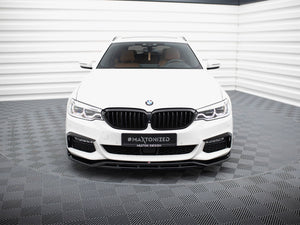 Maxton Design BMW 5 Series Touring G31 M-Pack full body kit, including front and rear bumper extensions and side skirts, for styling.