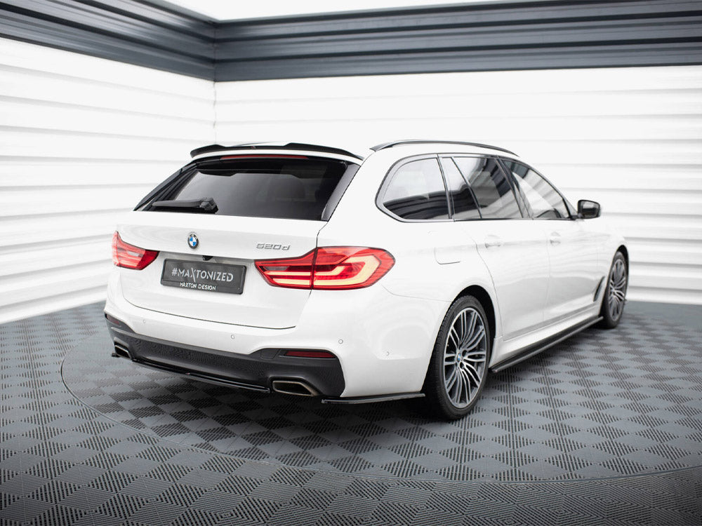 Maxton Design BMW 5 Series Touring G31 M-Pack full body kit, including front and rear bumpers and side skirts, in black finish.