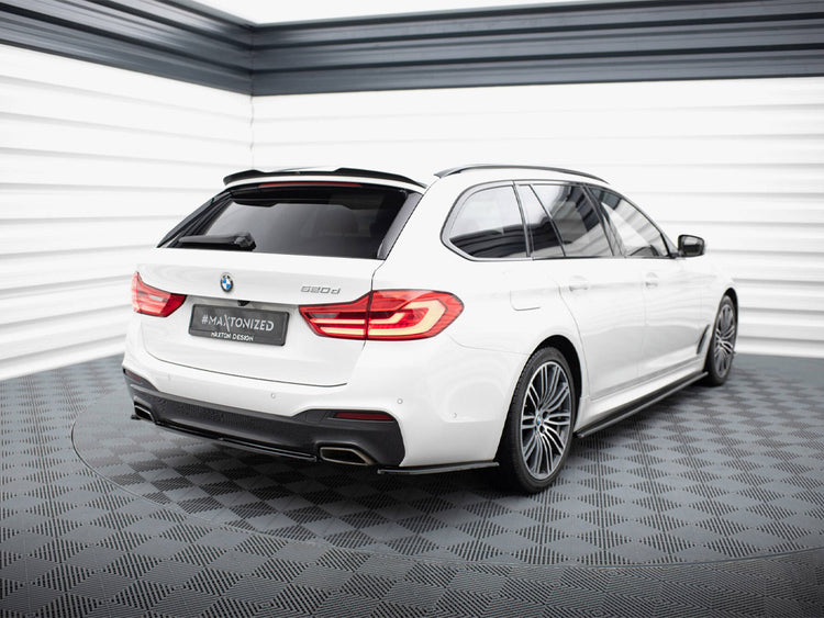 Maxton Design BMW 5 Series Touring G31 M-Pack full body kit, including front and rear bumpers and side skirts, in black finish.